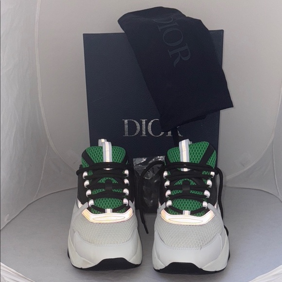 Dior B22 ‘White Green’ Sneaker - Picture 1 of 9